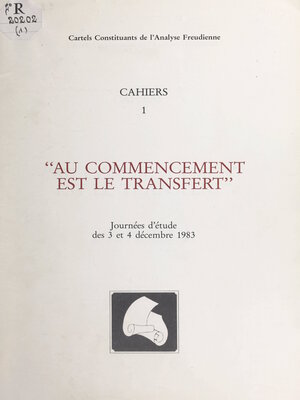 cover image of Au commencement est le transfert